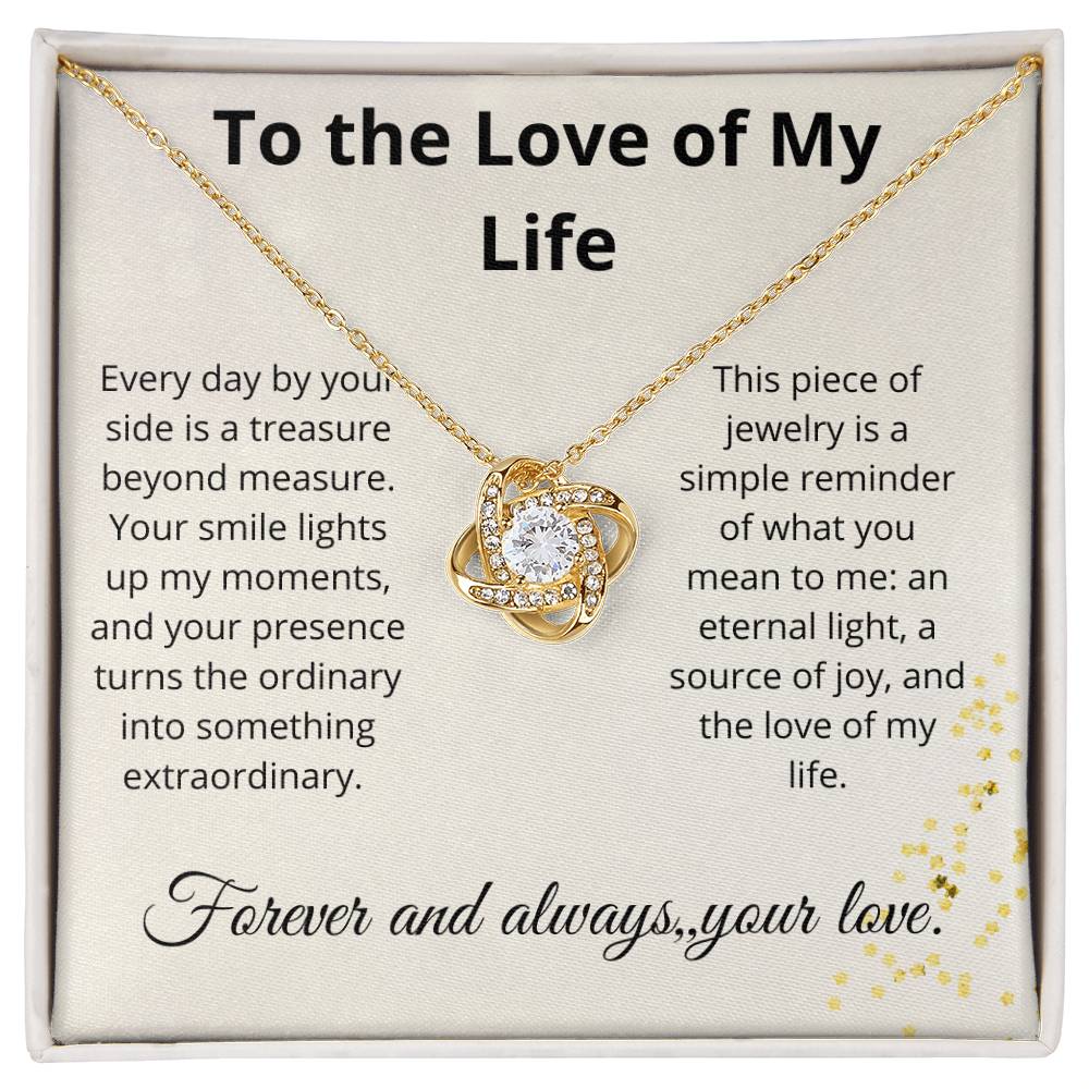 Love Knot Necklace - To the Love of My Life