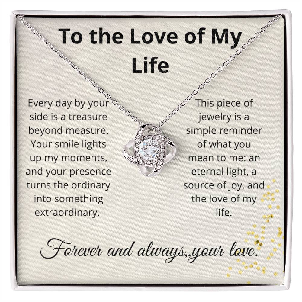 Love Knot Necklace - To the Love of My Life