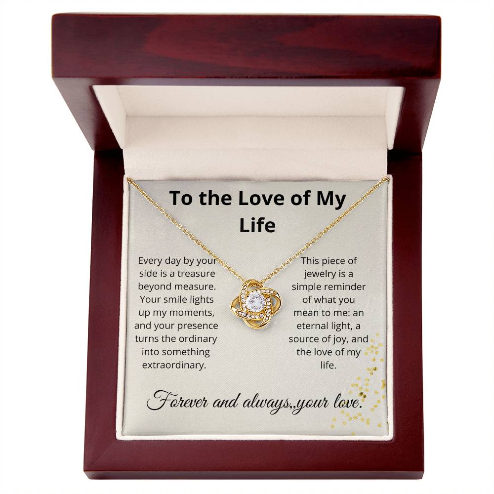 Love Knot Necklace - To the Love of My Life