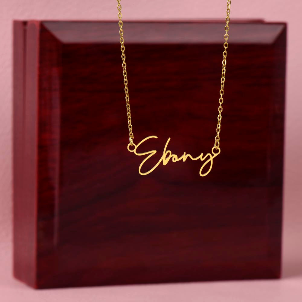 Signature Style Custome Name Necklace