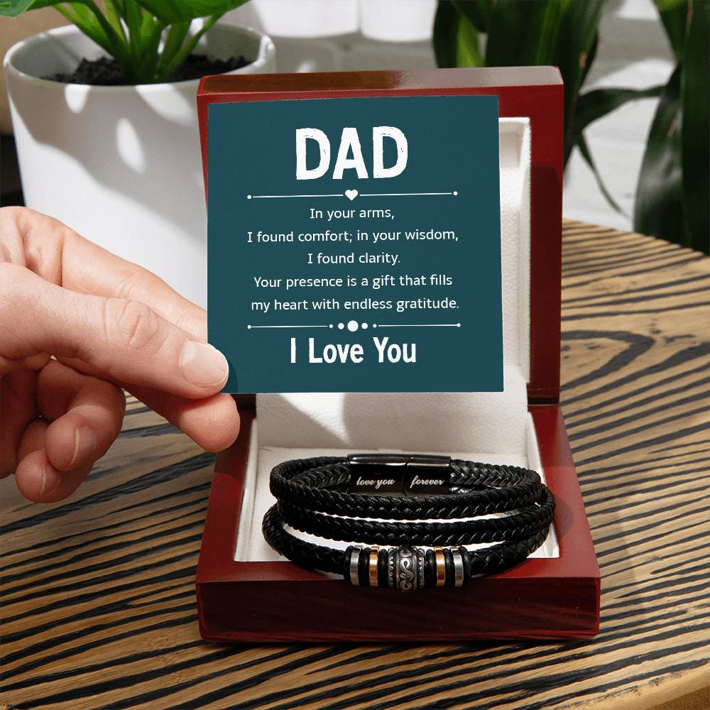 Dad's Forever Bond: Heartfelt Bracelets with a Message