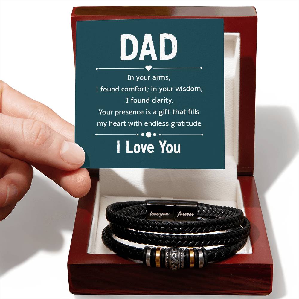 Dad's Forever Bond: Heartfelt Bracelets with a Message