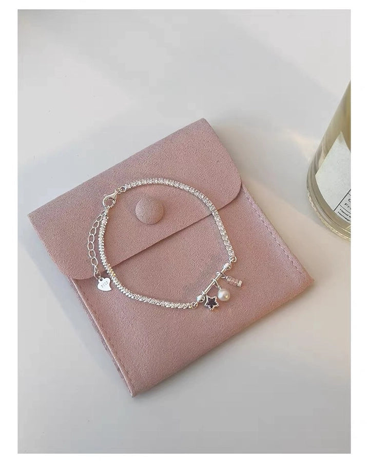 925 Sterling Silver Bracelets Sweet Simple Style IG Style