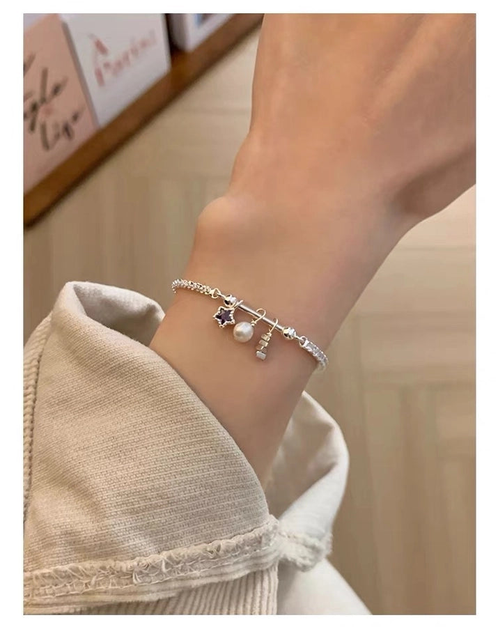 925 Sterling Silver Bracelets Sweet Simple Style IG Style