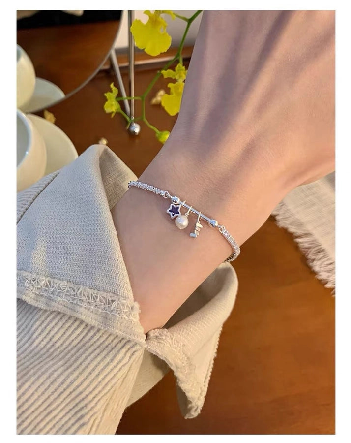 925 Sterling Silver Bracelets Sweet Simple Style IG Style