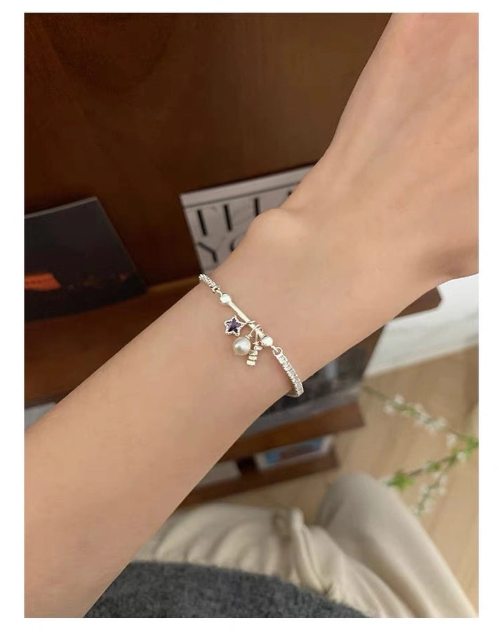 925 Sterling Silver Bracelets Sweet Simple Style IG Style