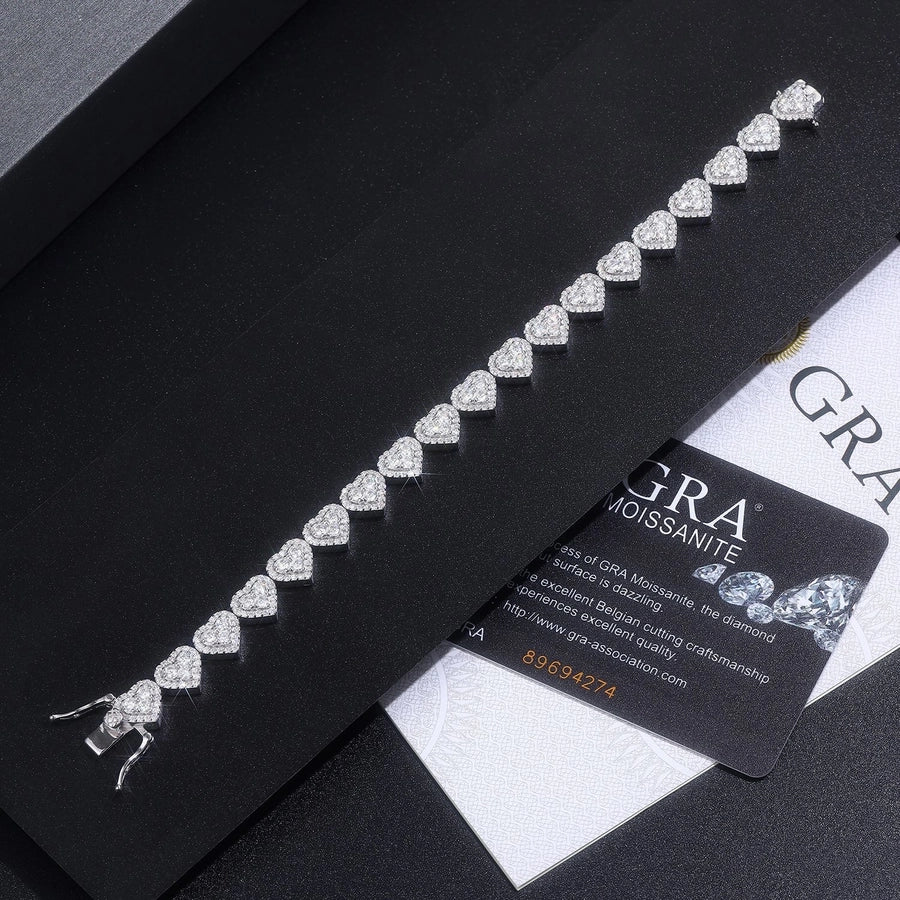 925 Sterling Silver Bracelets Lady GRA Certificate